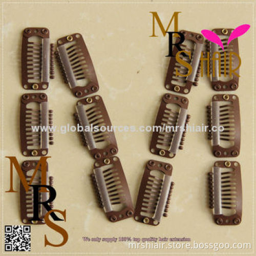 3.2CM T shape 9 teeth stainless steel snap clips